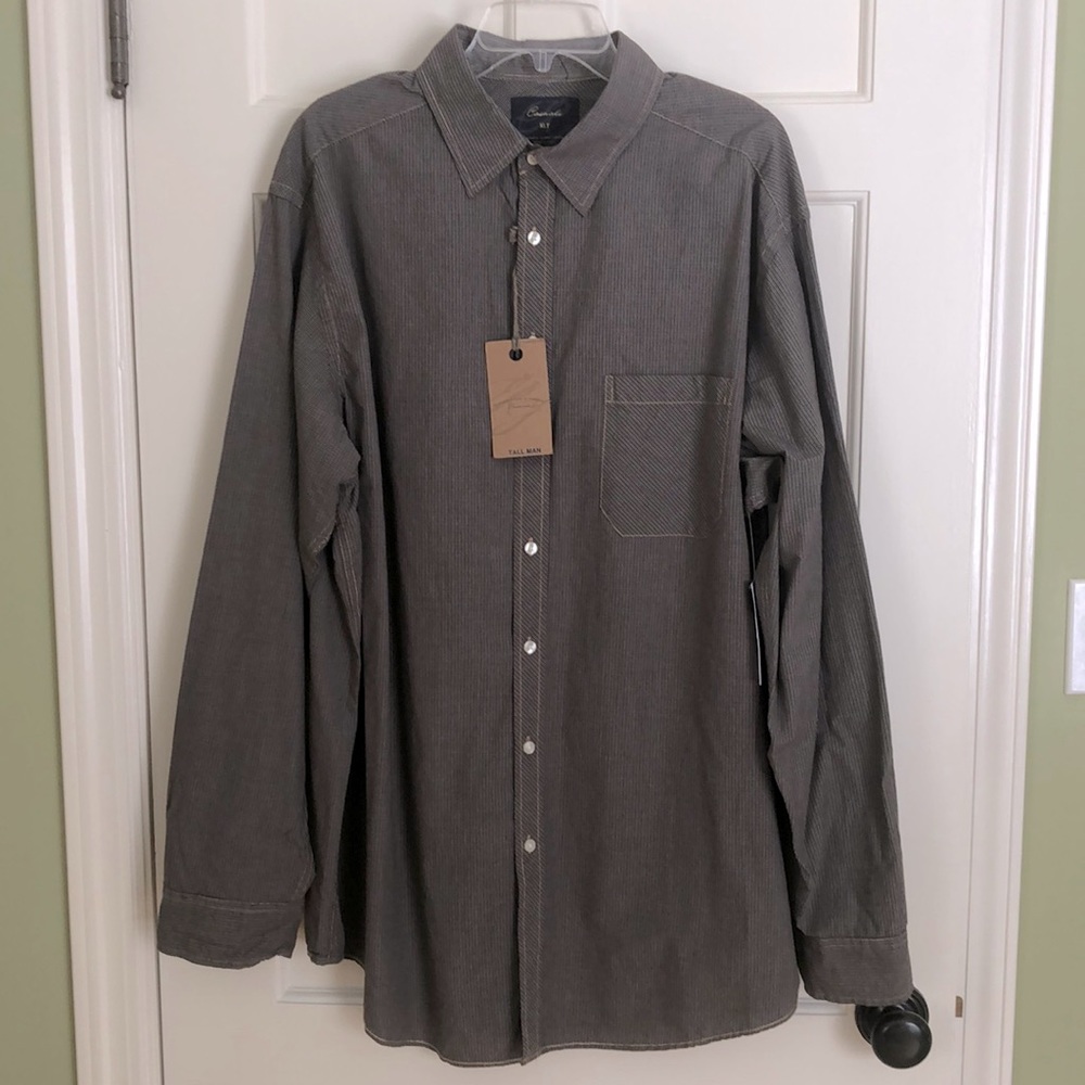 Men long sleeve shirt size XL Tall, 100%cotton